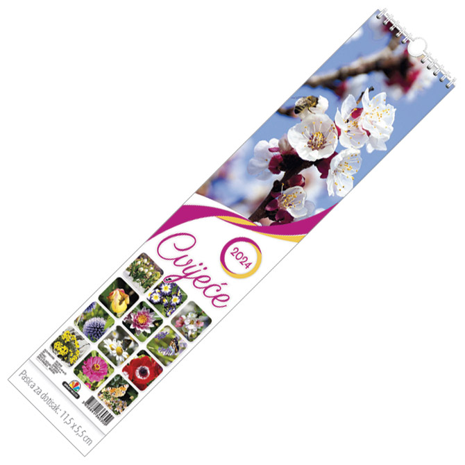 Kalendar Cvijeće uski