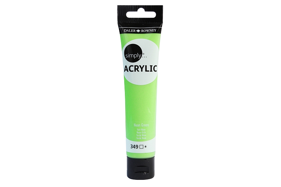 Boja akrilna DR Simply 75 ml NEON ZELENA