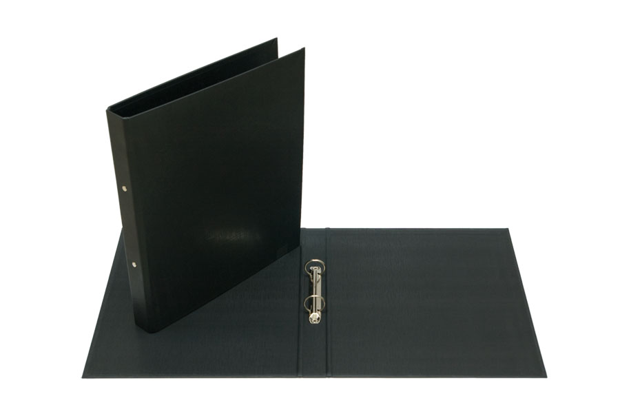 Mapa A4 2 prstena 25mm EC PPL, crna