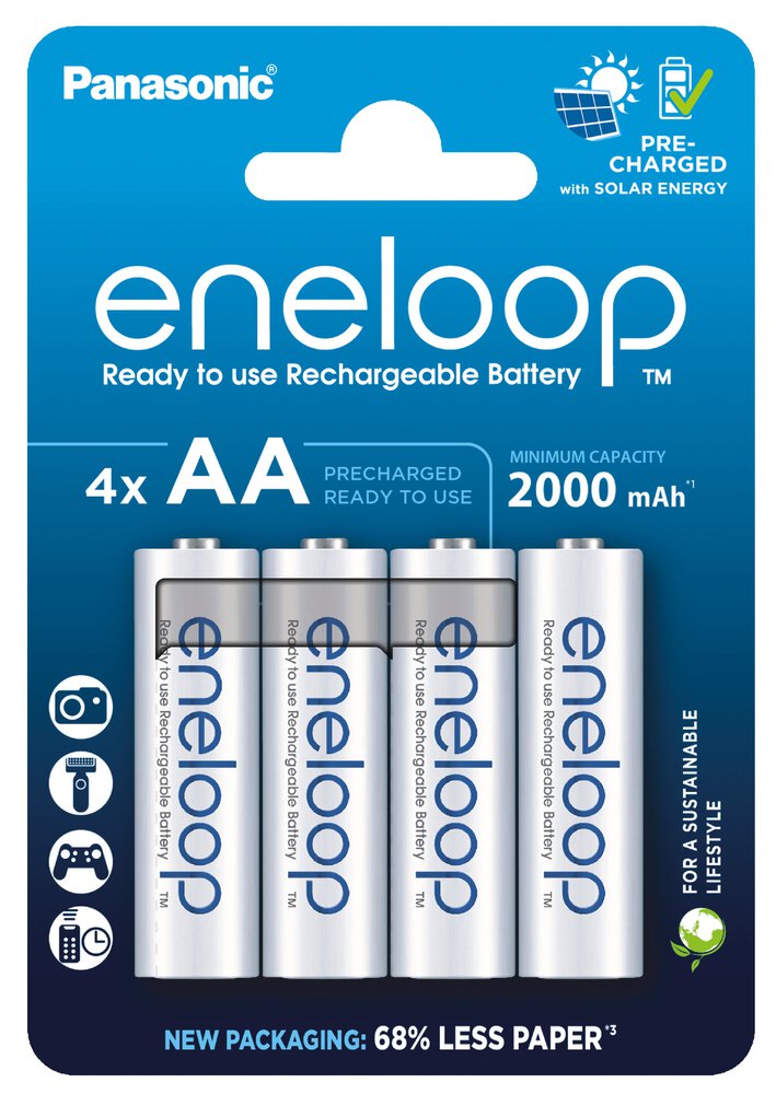 Baterija punjiva ENELOOP 4×AA R6 2000 mAh