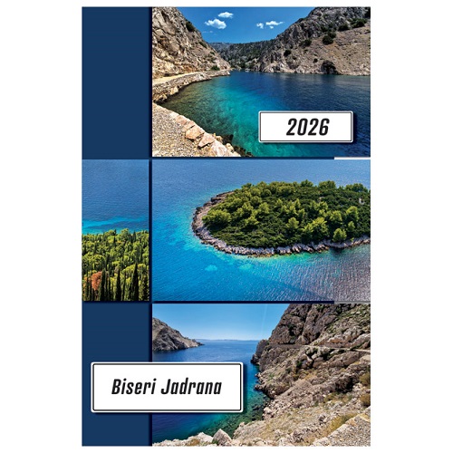 Kalendar Biseri Jadrana 13 listova