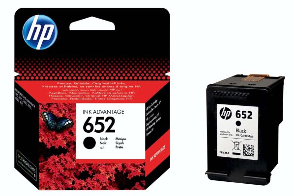 Tinta HP No.652 F6V25AE Black