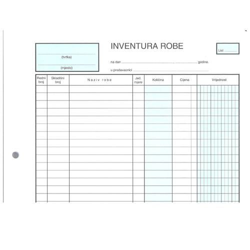 Blok - inventura robe A4