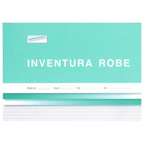 Blok - inventura robe A4 NCR