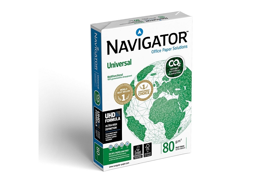Papir A4 80g NAVIGATOR Universal fsc-co2 offset 500/1 bijeli