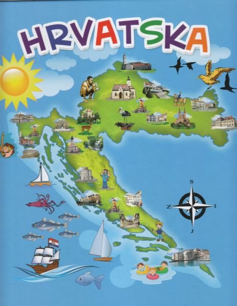 hrvatska - veseli zemljopis HR