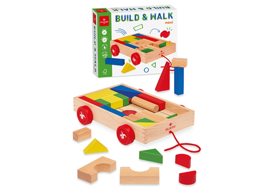 Kolica sa oblicima za slaganje Maxi Dal Negro drvo 054102