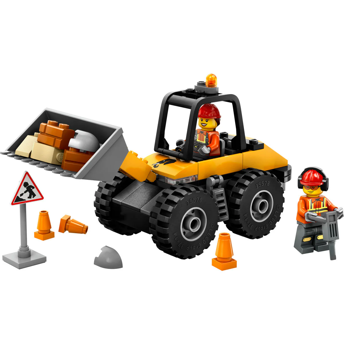 Lego City - Žuti građevinski utovarivač s kotačima 60450