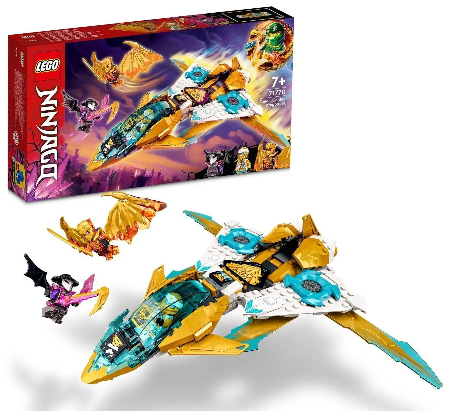 Lego Ninjago - Zaneov zlatni zmajski mlažnjak 71770