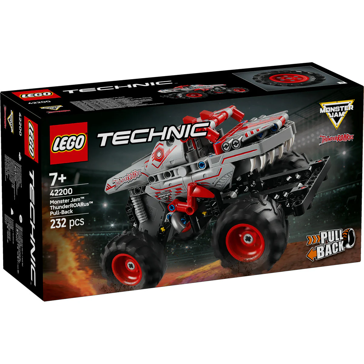 Lego Technic™ - Monster Jam™ ThunderROARus™ na povlačenje 42200