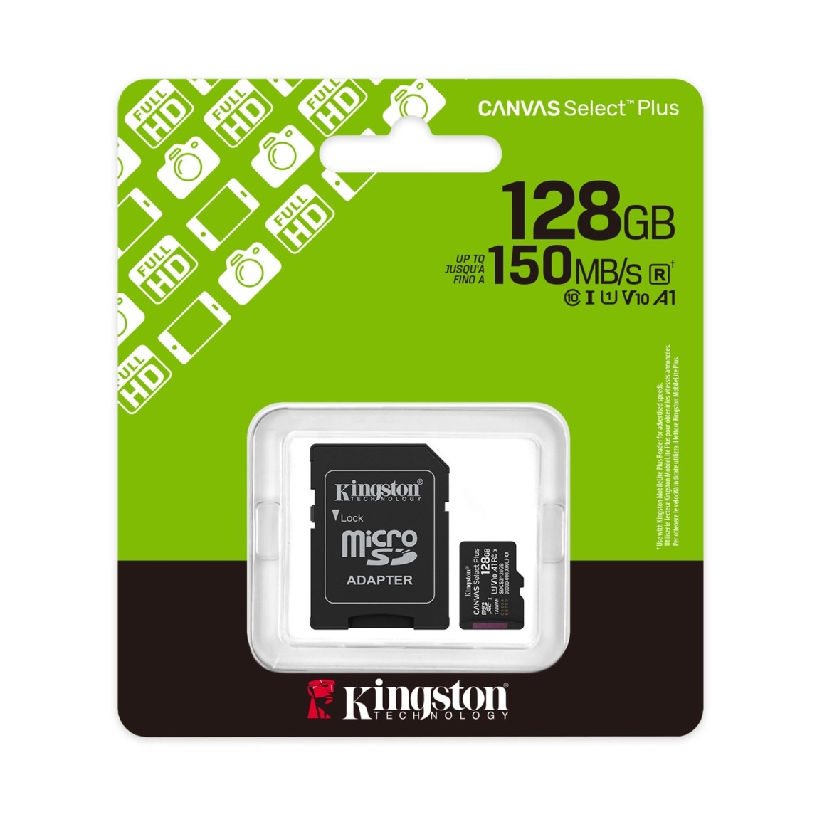 Memorijska kartica 128GB KINGSTON Canvas Select Plus micro SD + adapter